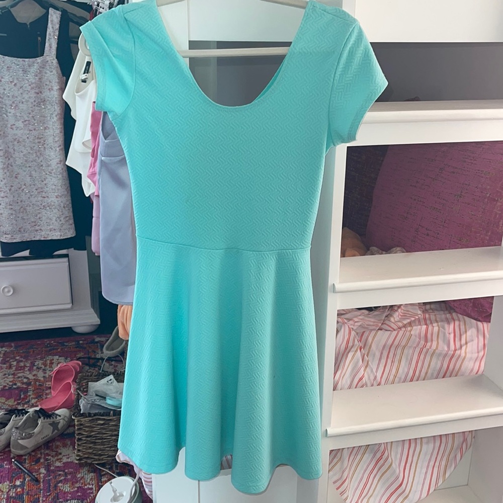 Turquoise dress